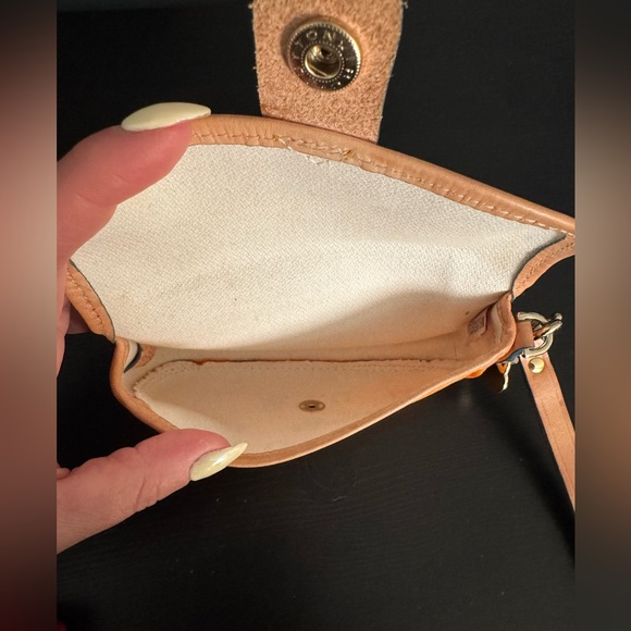 Vintage Dooney and Bourke Orange Wristlet Y2K - Picture 4 of 9